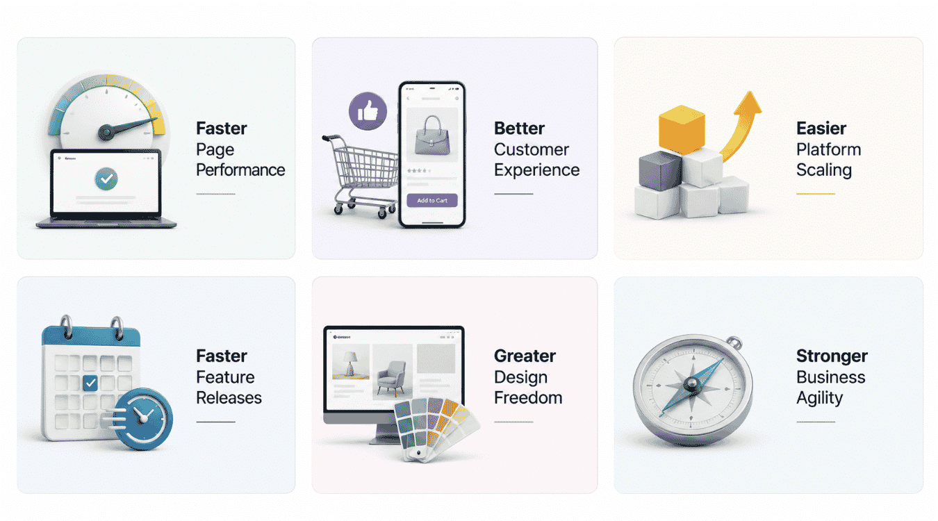 Benefits Of Headless Commerce Architecture For Scaling E-commerce Brands