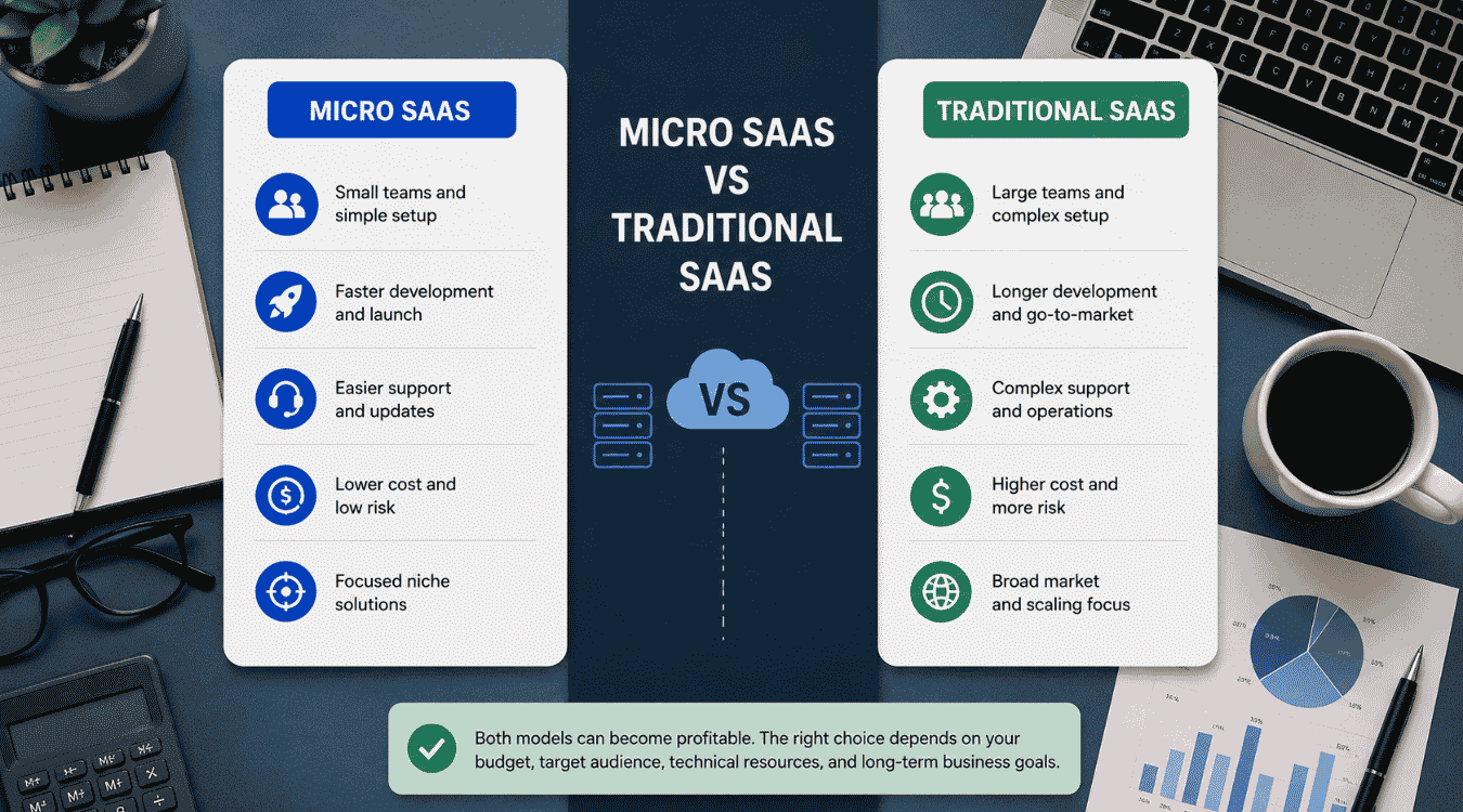Micro SaaS Vs Traditional SaaS