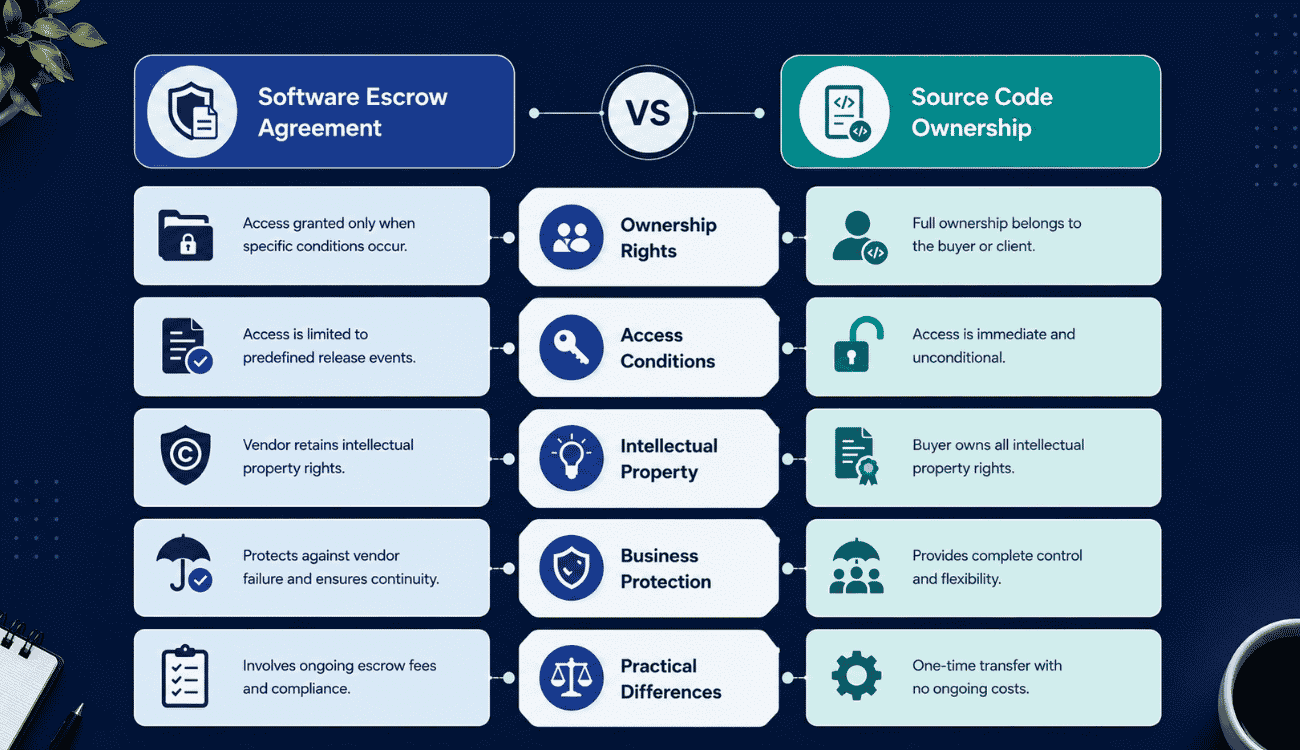 Software Escrow Agreement Vs Source Code Ownership