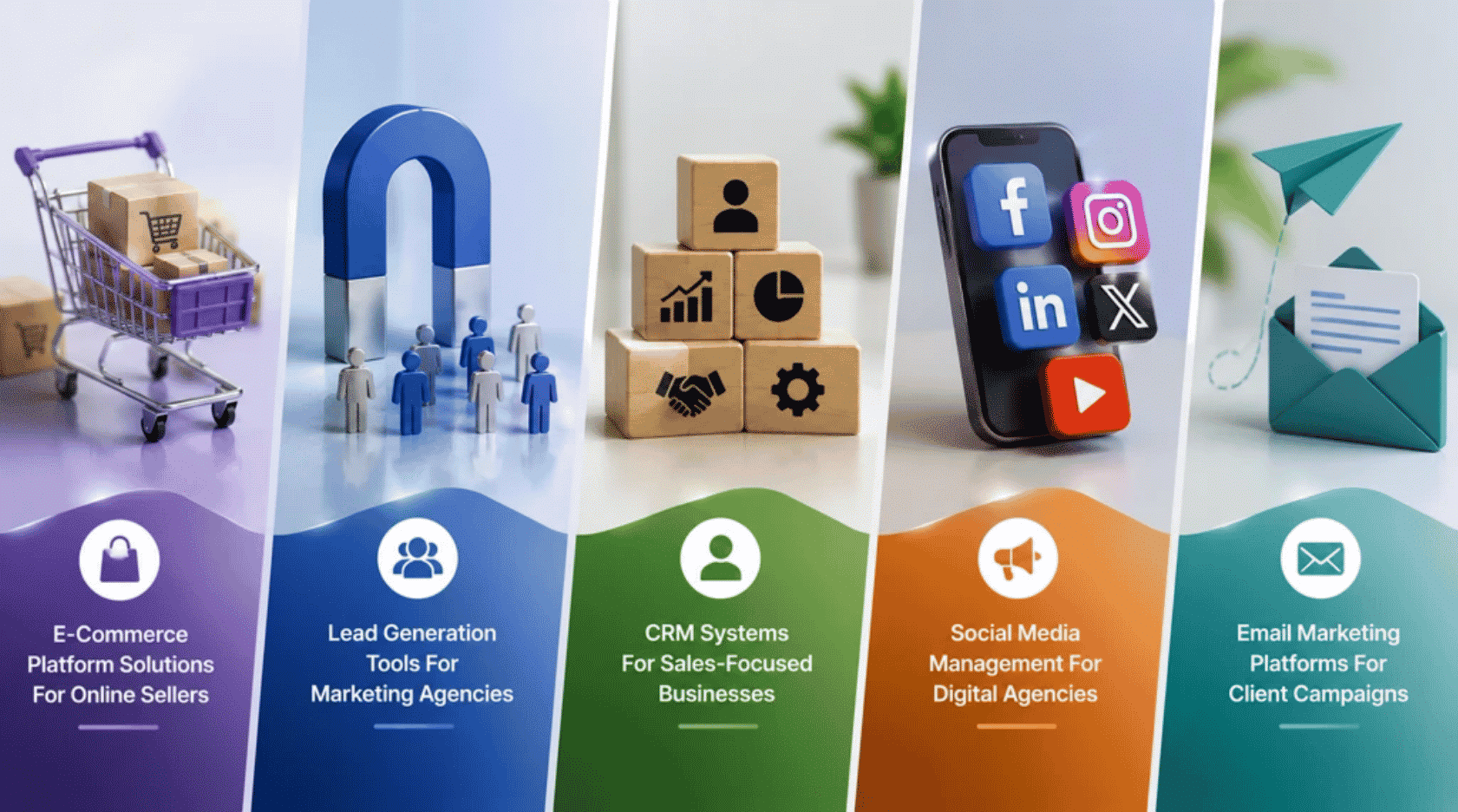 White Label SaaS Examples By Industry
