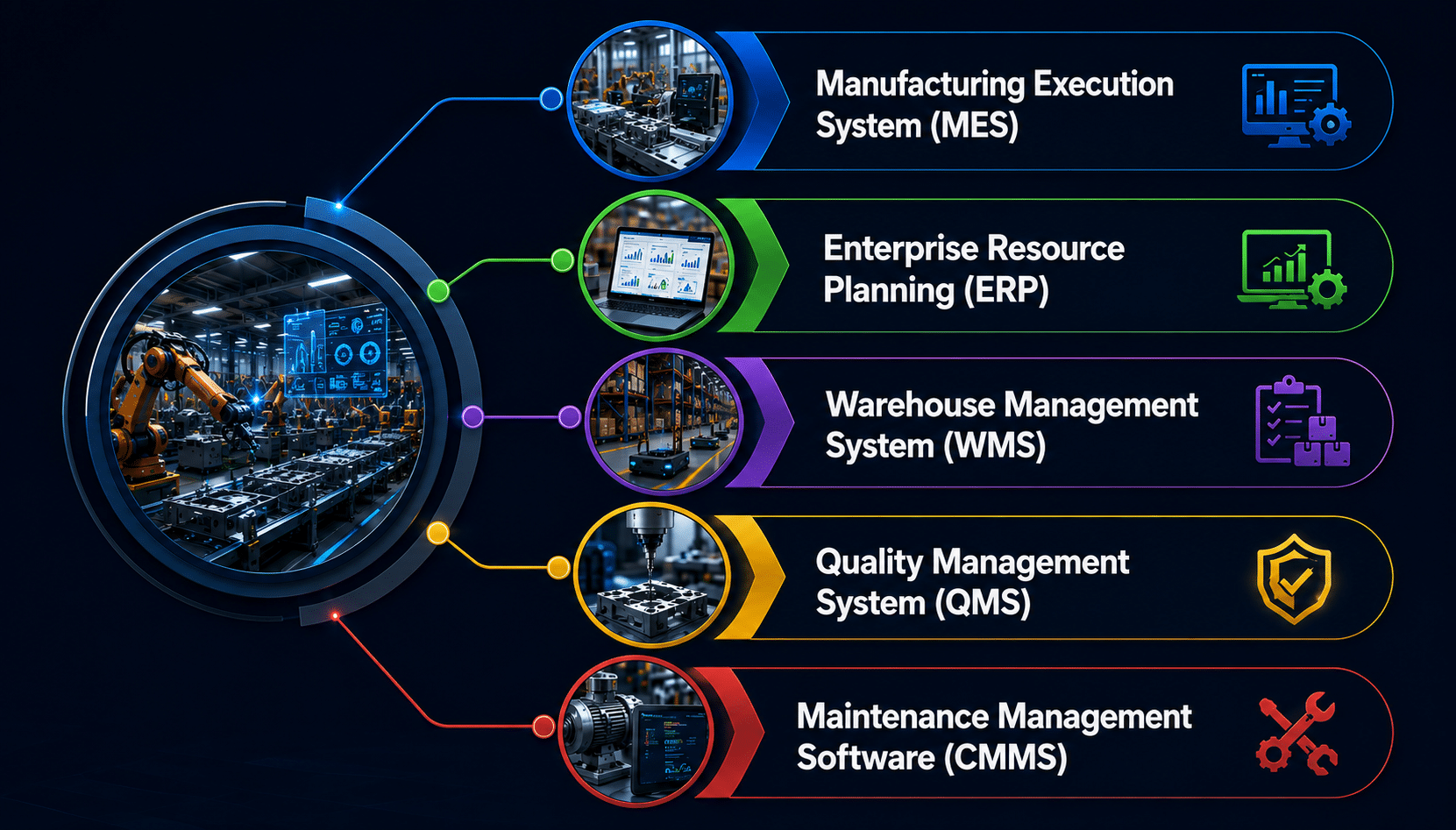 Types Of Manufacturing Software Solutions